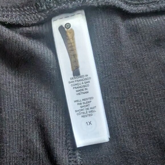 Athleta | Well Rested Rib Sleep Set In Black - Picture 11 of 13